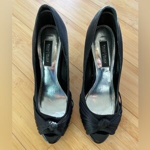 White House Black Market Peep Toe Pumps Size 5.5
